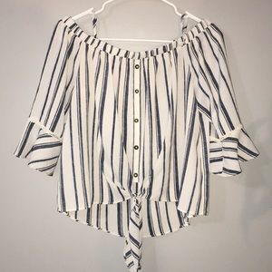 Xhilaration off the shoulder top
